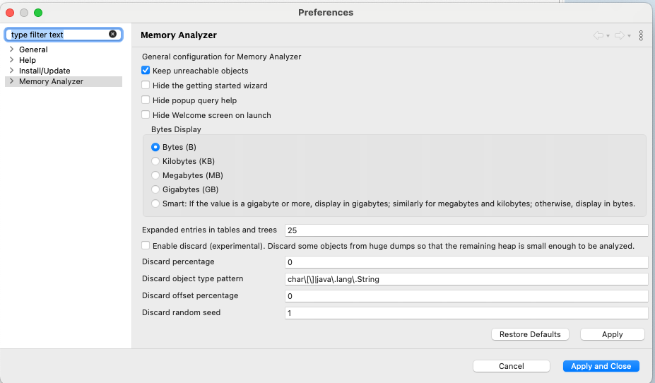 Eclipse Memory Analyzer