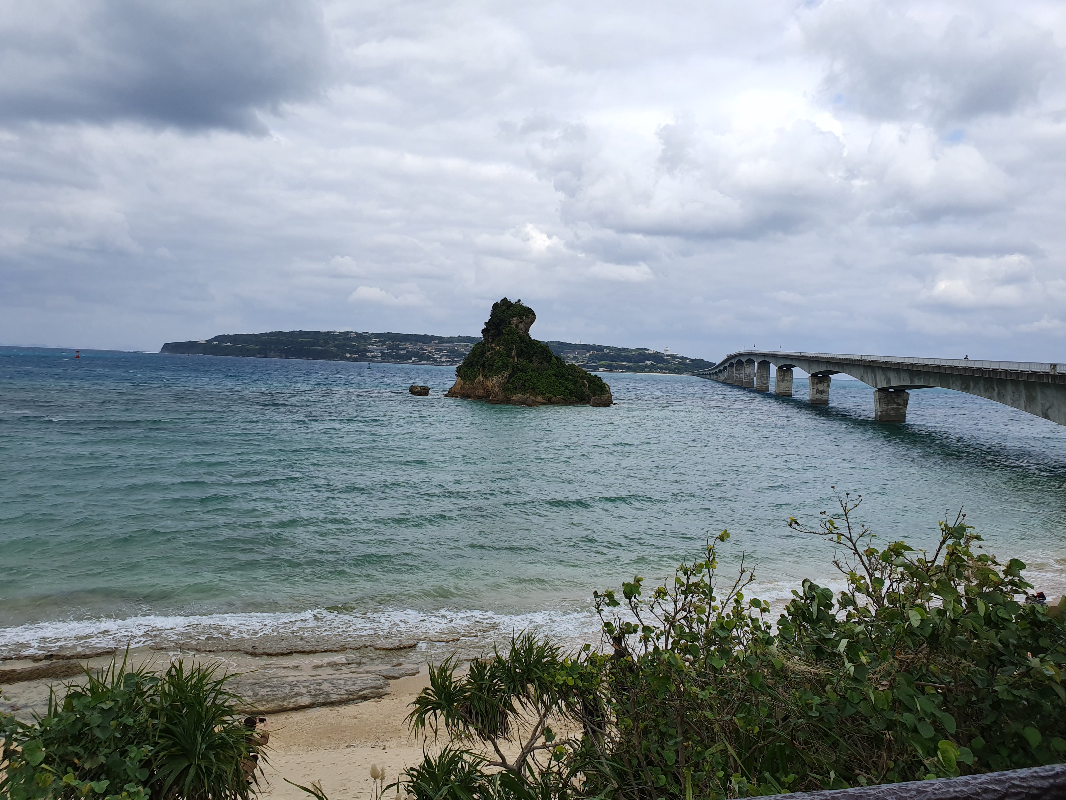 일본 오키나와의 코우리 대교