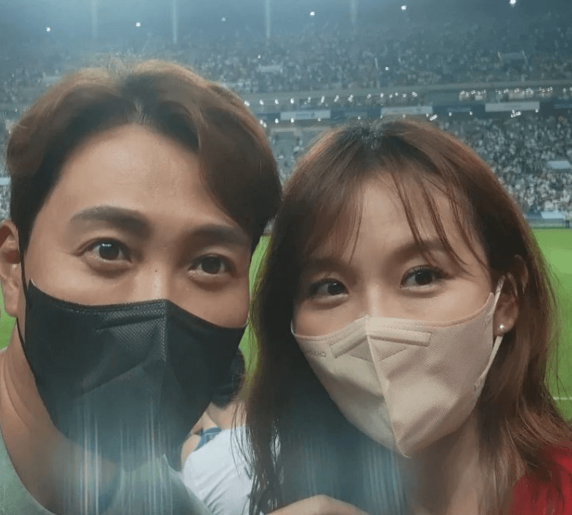 개그맨 문천식과 그의 아내