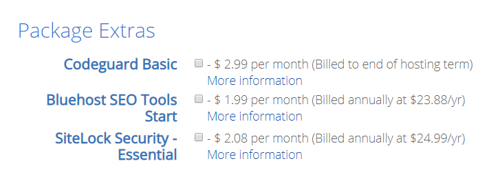 가입 시 부가 상품 선택