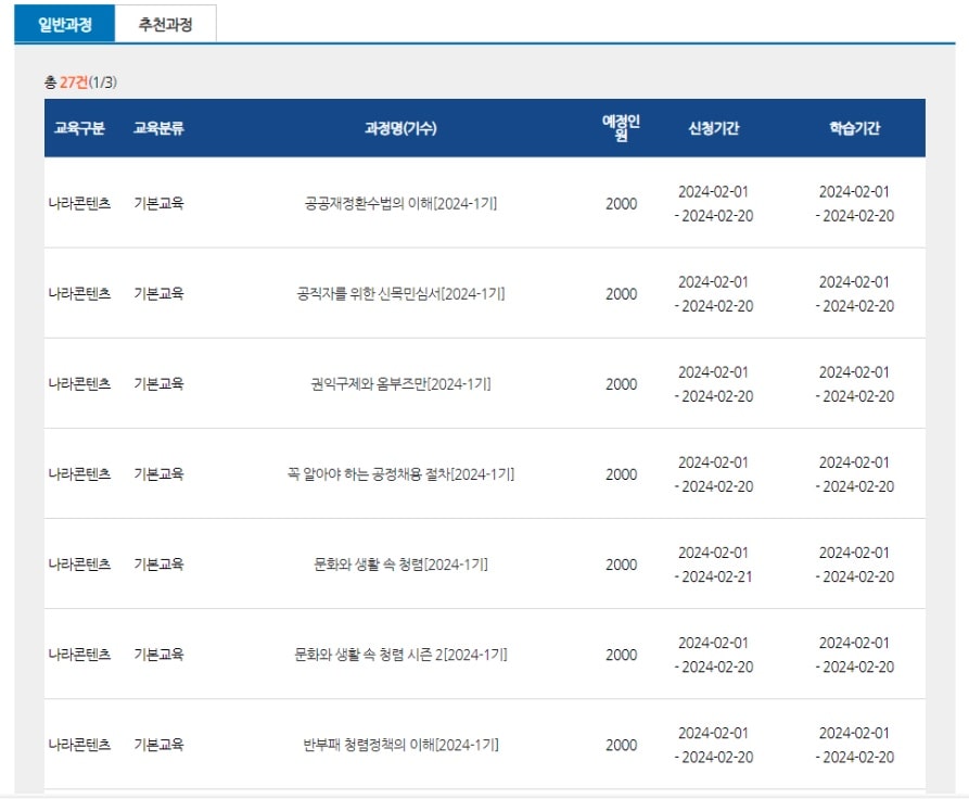 국민권익위원회-청렴연수원-사이버교육센터-사이트-바로가기