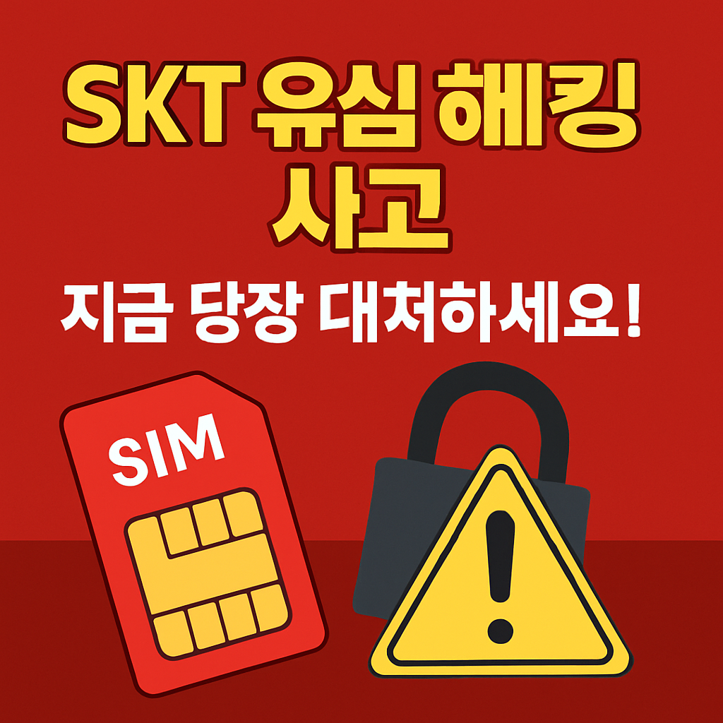 SKT 유심 해킹 사고 대책 대처 방법