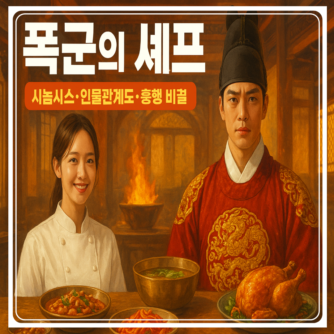 드라마 〈폭군의 셰프〉 시놉시스·인물관계도·흥행 비결 엿보기