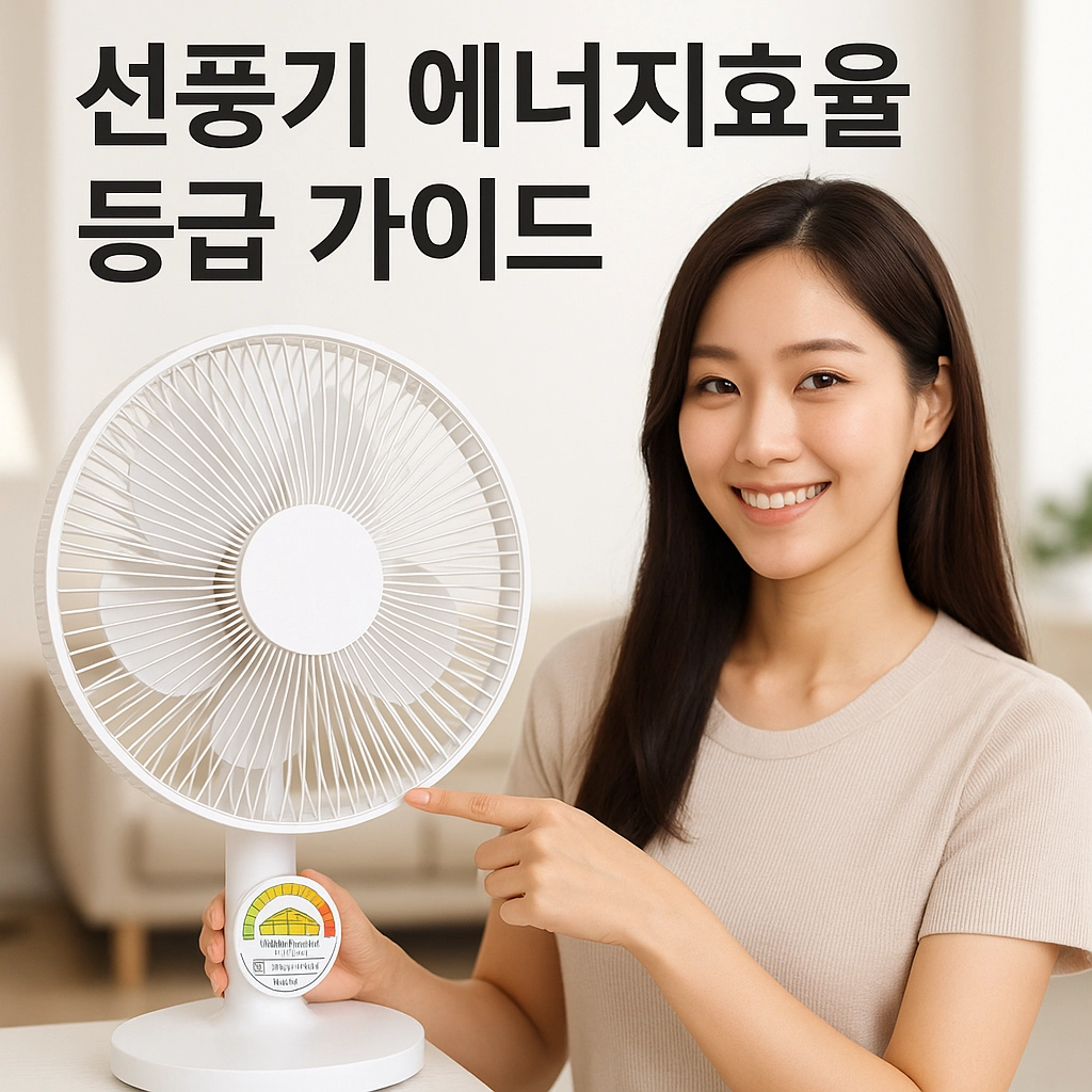 선풍기 에너지효율 등급 가이드