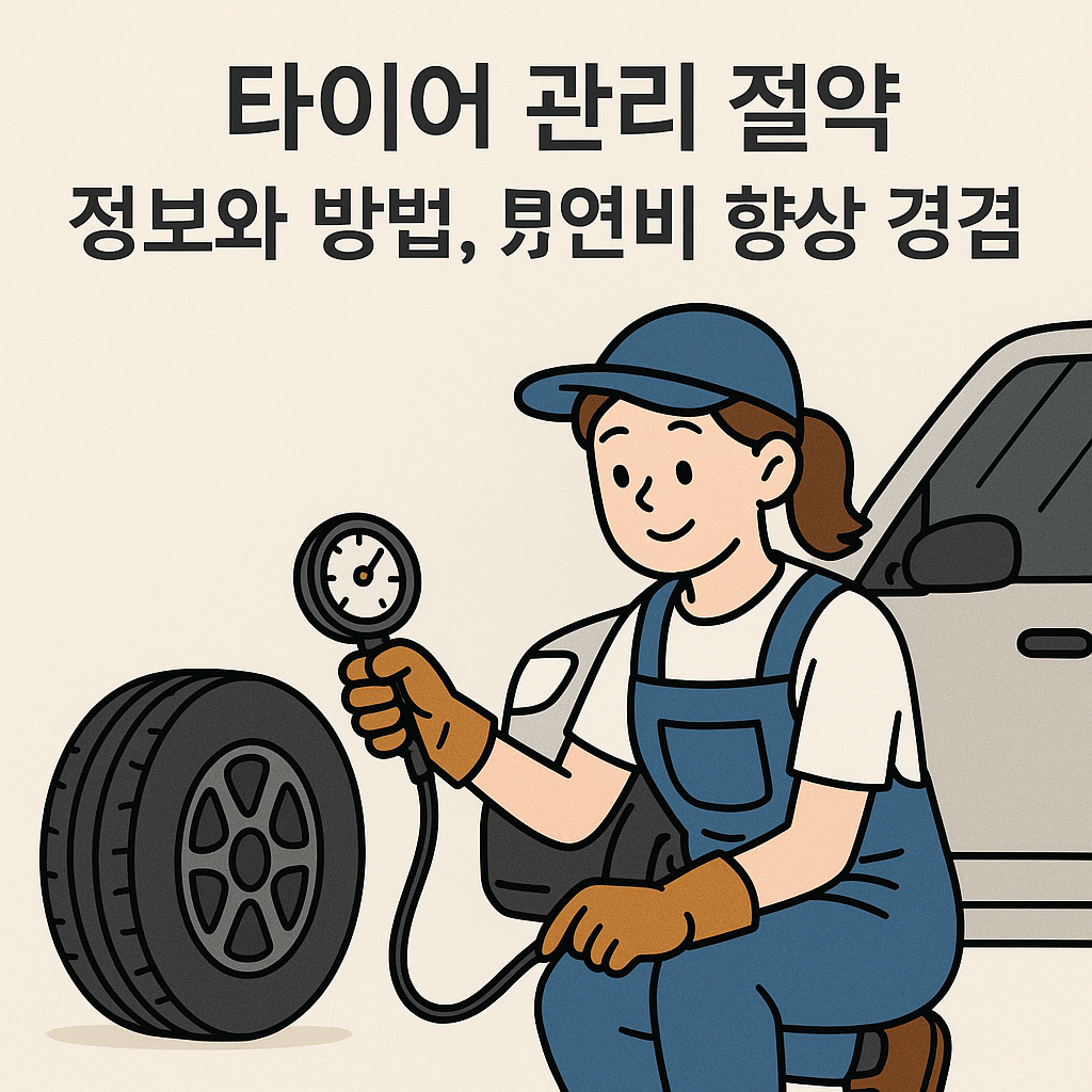 타이어 관리 절약 정보와 방법