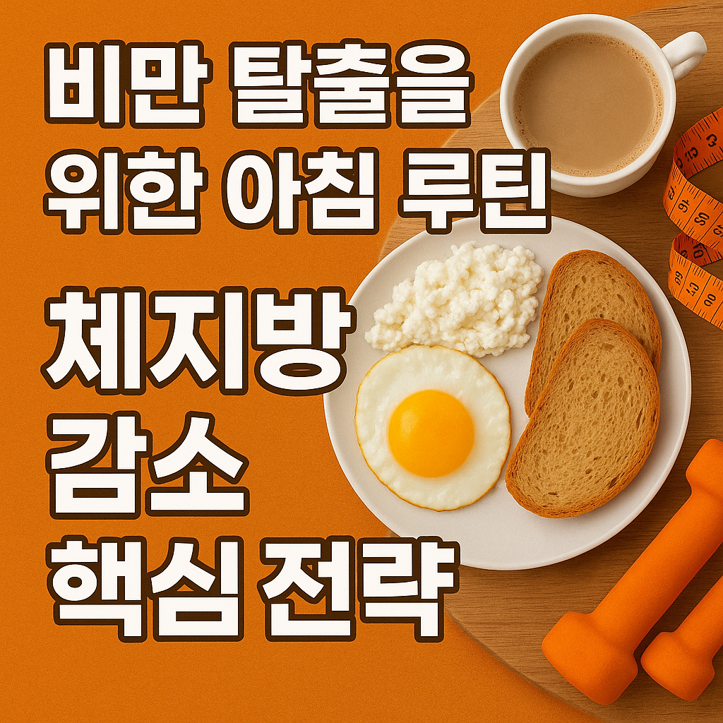 비만 탈출을 위한 아침 루틴 ❘ 체지방 감소 핵심 전략