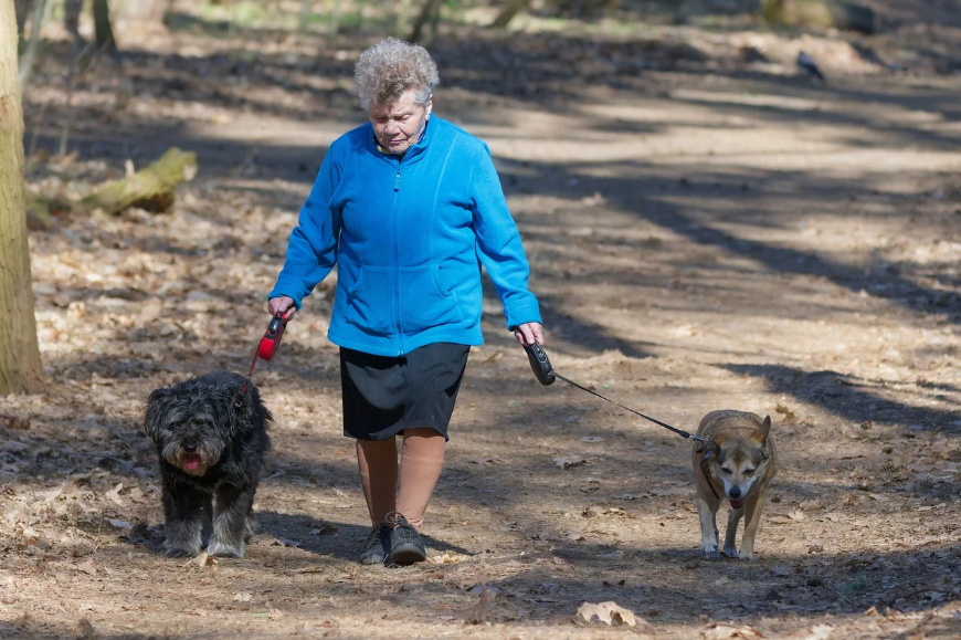 Woman, Elderly, Casual image.