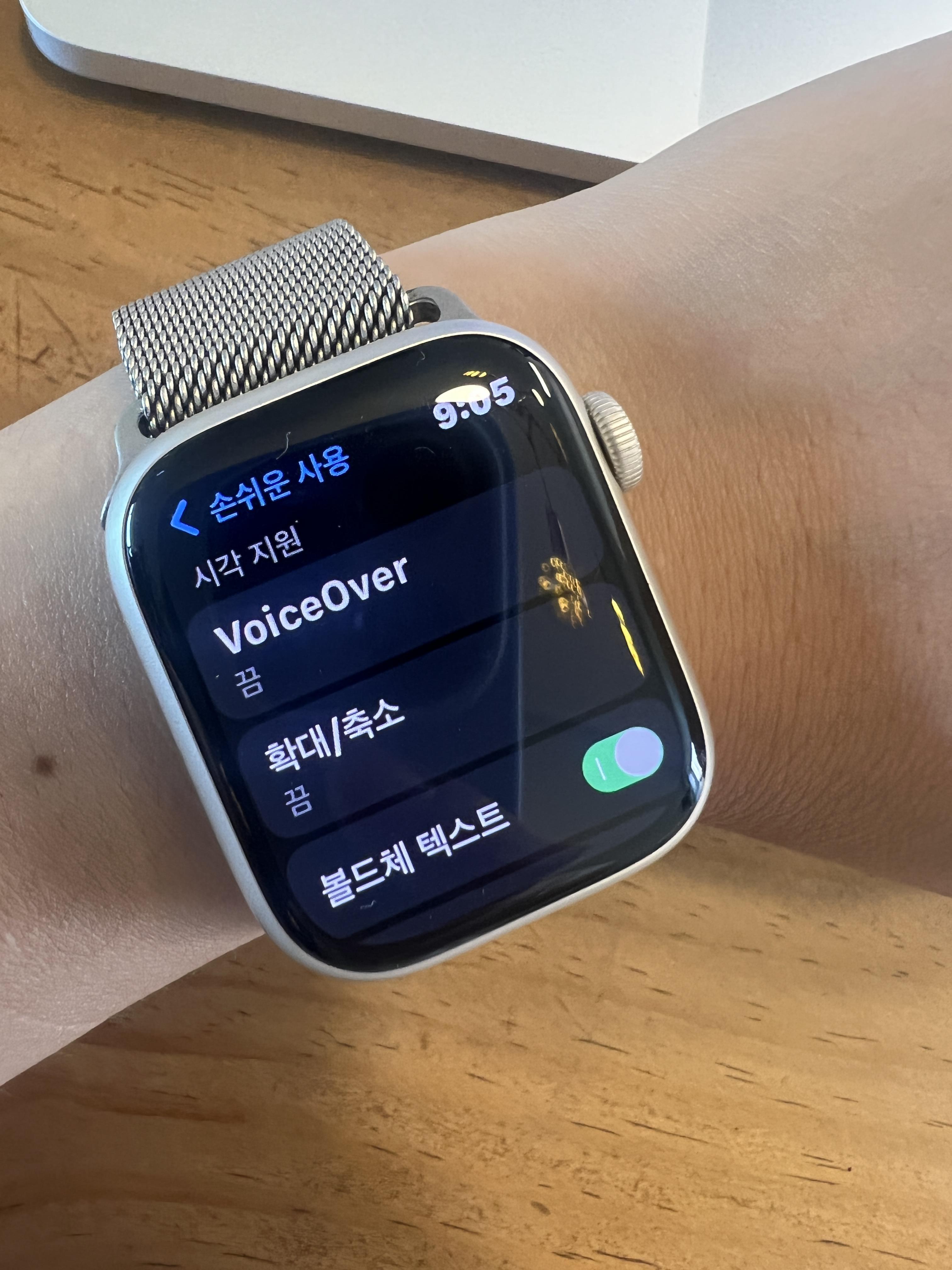 애플워치 손쉬운 사용