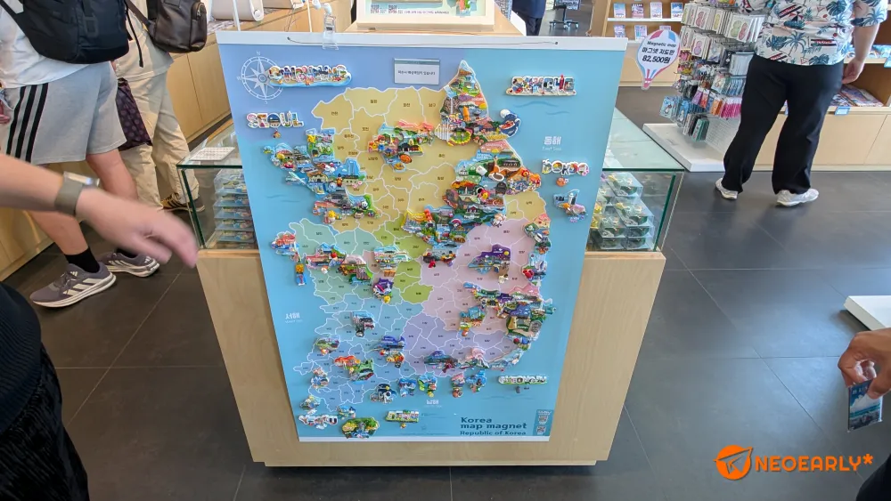 저희에게 호평을 받았던 전국 마그넷 지도와 지역별 마그넷