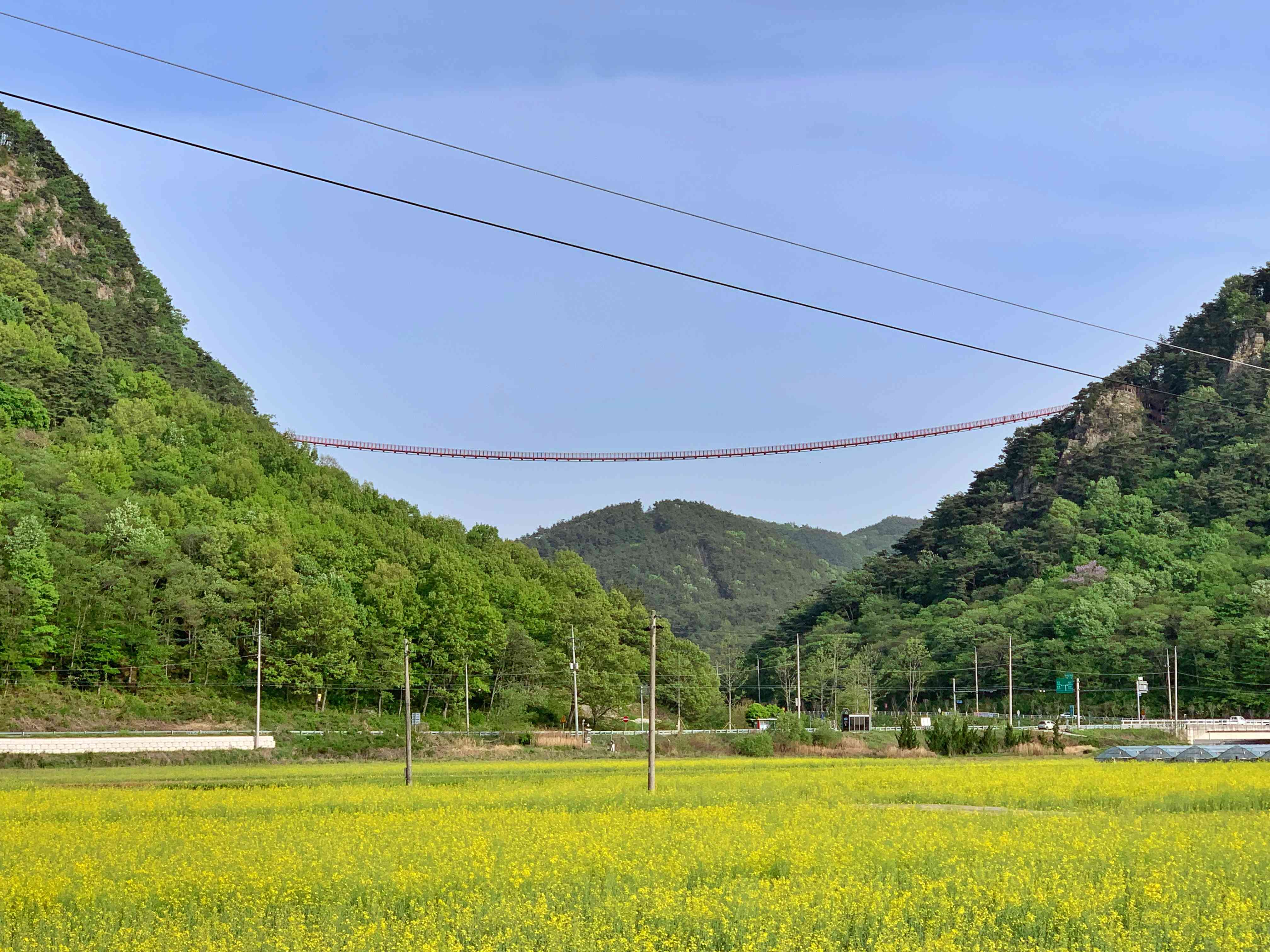 섬진강저전거길 출렁다리