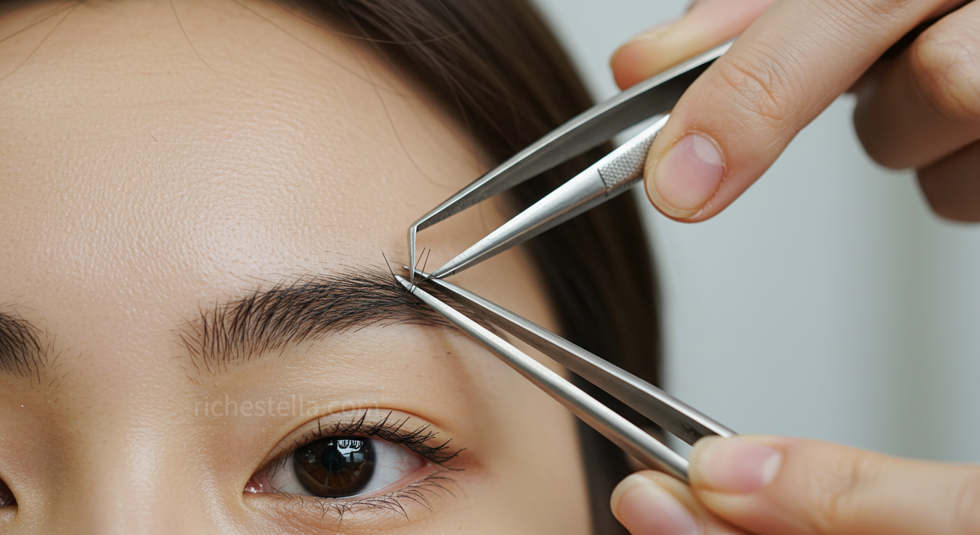 얼굴에 흰털 관상