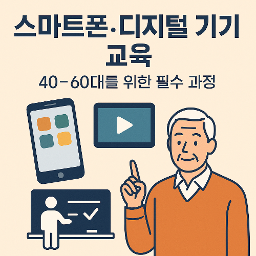 스마트폰 디지털기기 교육