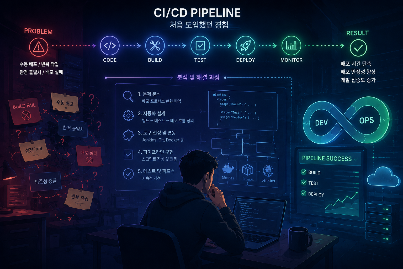 CI/CD 파이프라인 처음 도입했던 경험