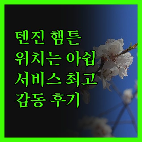 톈진 햄튼 바이 힐튼, 위치는 아쉽지