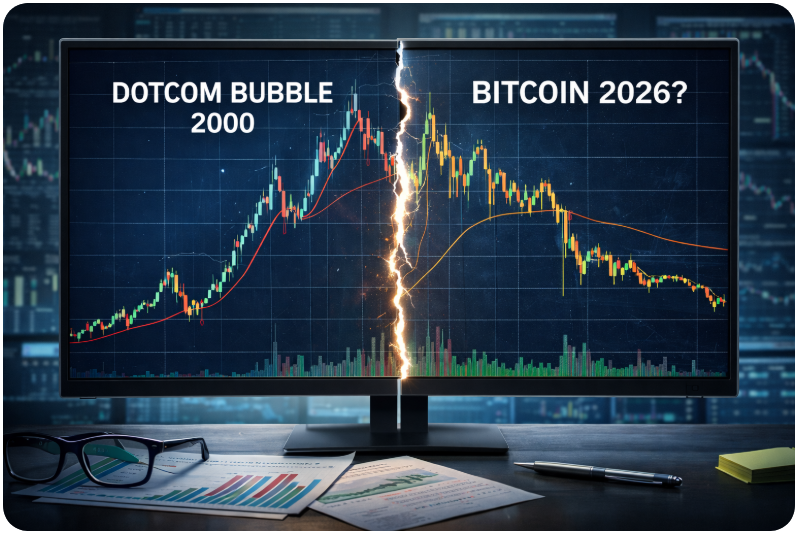 2000년 닷컴버블 vs 2025년 비트코인 폭락