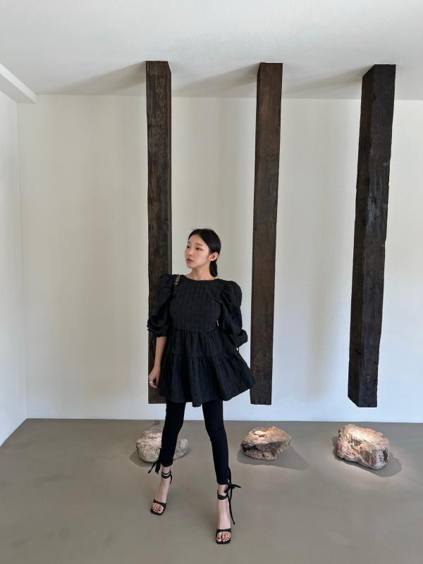 10부 리본 레깅스 진행