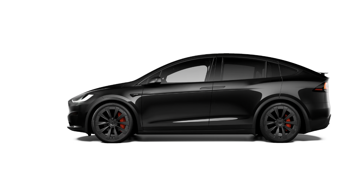 모델X-블랙-측면