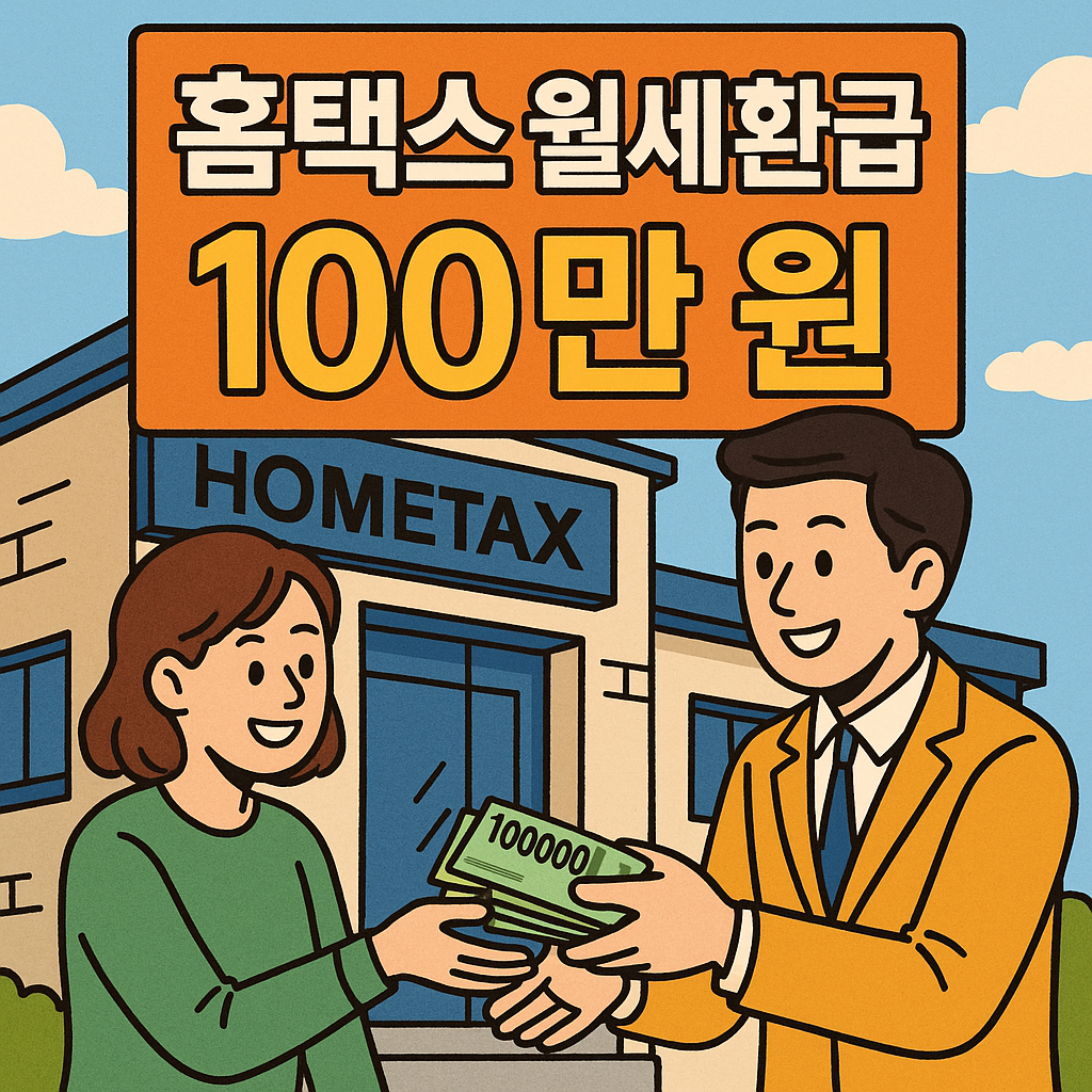 홈택스 월세환급