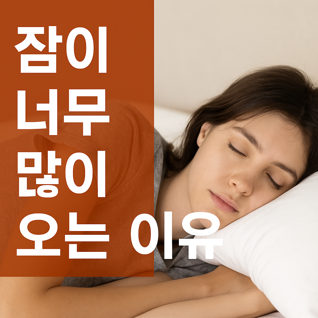 잠이 너무 많이 오는 이유 단순 피로가 아닌 질병일 수 있습니다