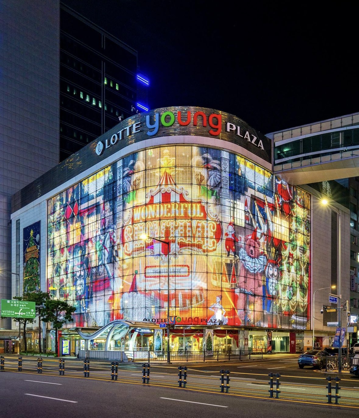 명동-롯데백화점-크리스마스