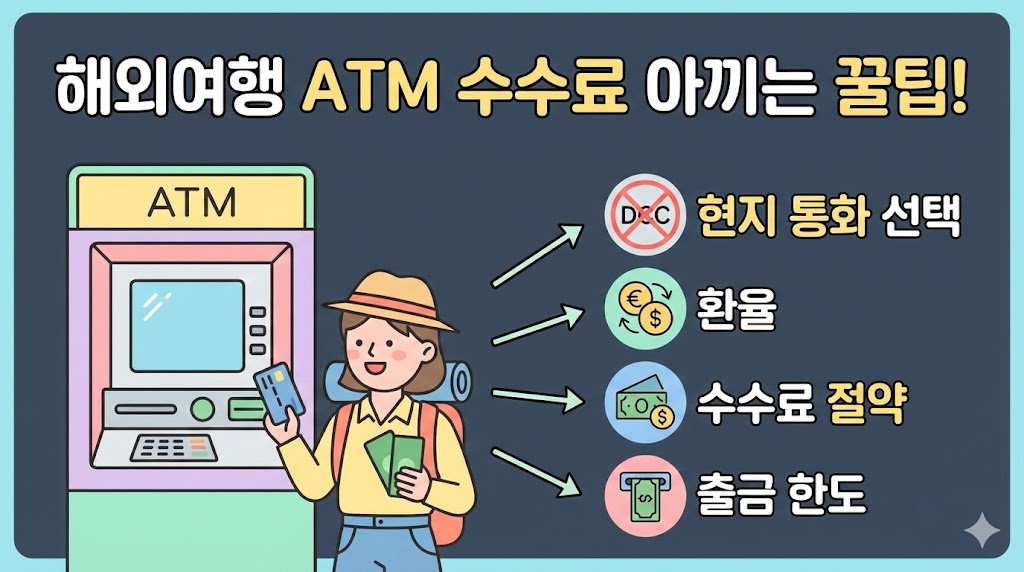 ATM 수수료 줄이는 인출 팁 총정리|초보자도 “호구 방지” 루틴