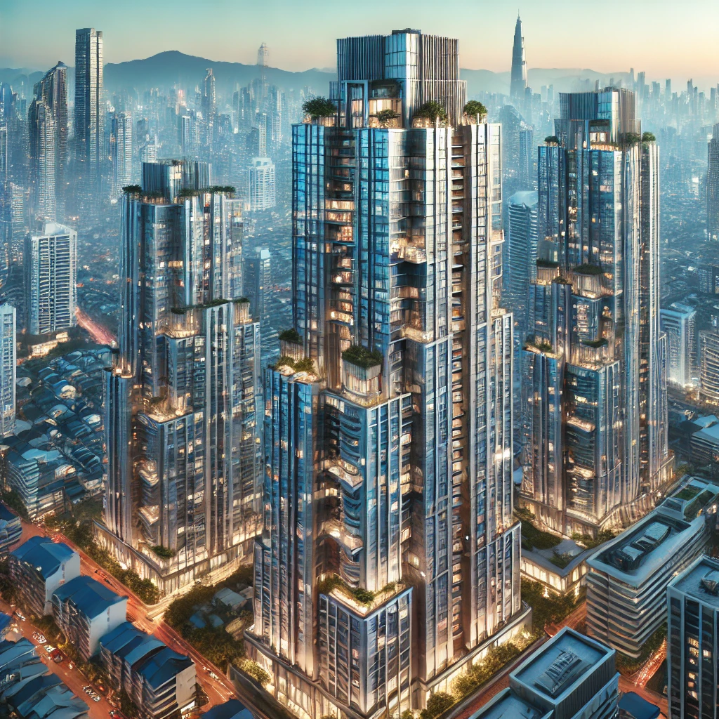 연예인 부동산 투자로 성공한 고급 아파트 건물