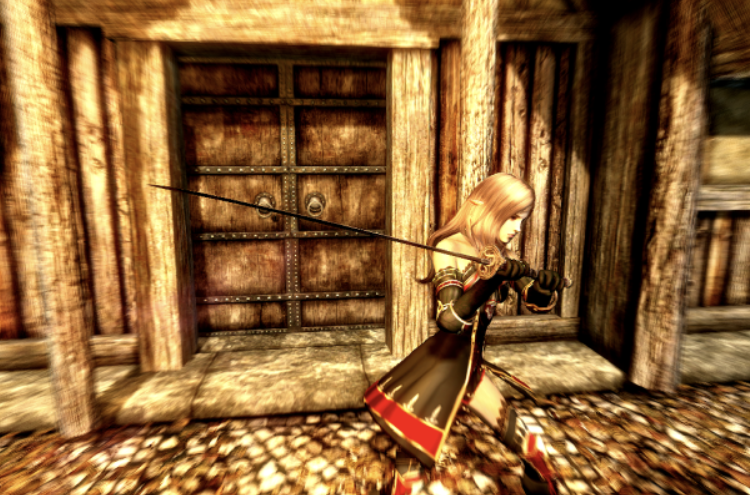 에보니블레이드-착용