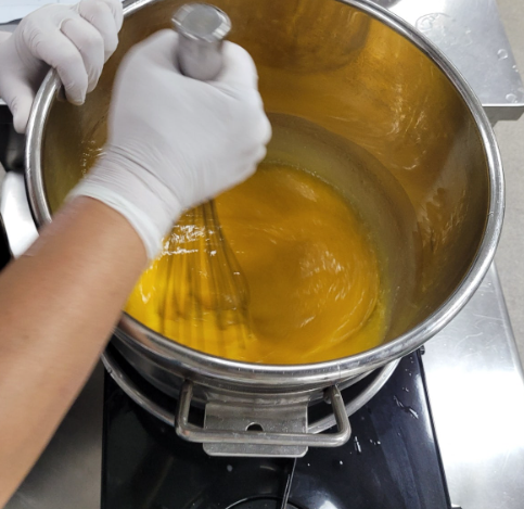 중탕 계란 젓기