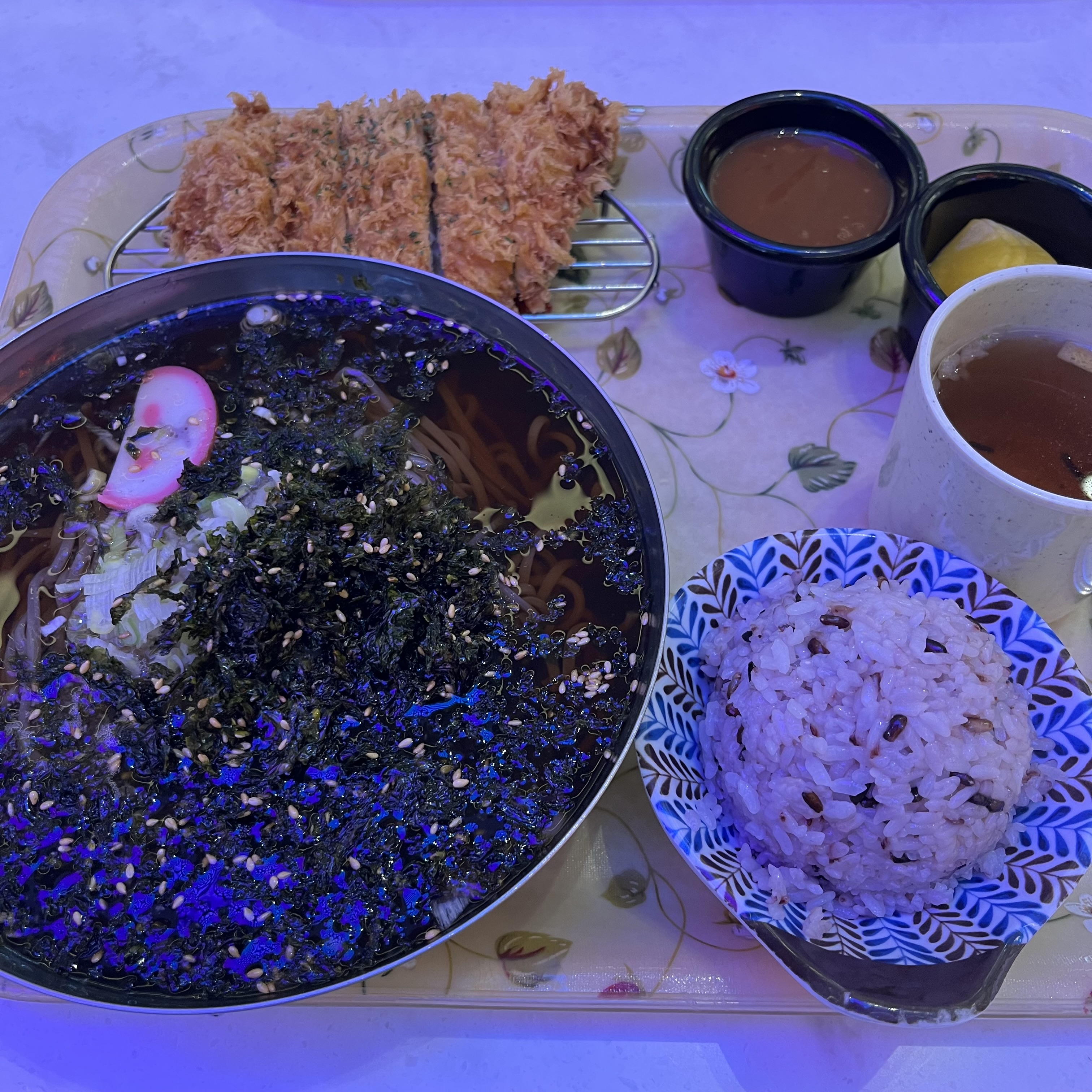 냉모밀돈까스 메뉴 사진