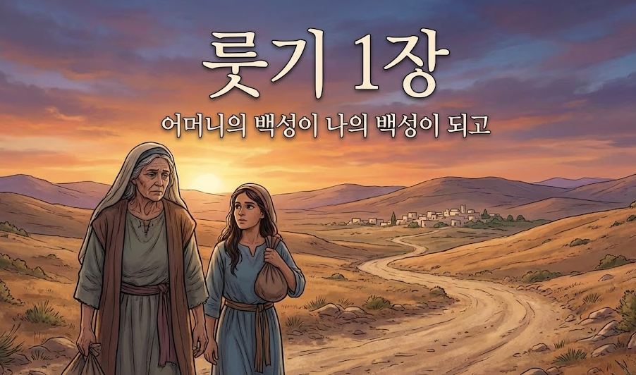 룻기 1장 - 사사기 시대의 어둠 속에서도 한 줄기 빛처럼 피어난 아름다운 믿음의 이야기