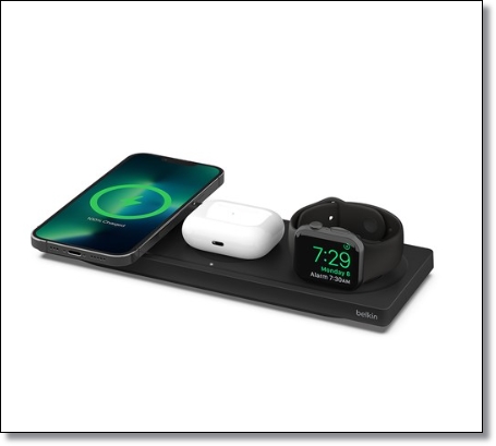 아이폰 14 추천 충전 거치대 벨킨 3 in 1 맥세이프 무선충전 패드