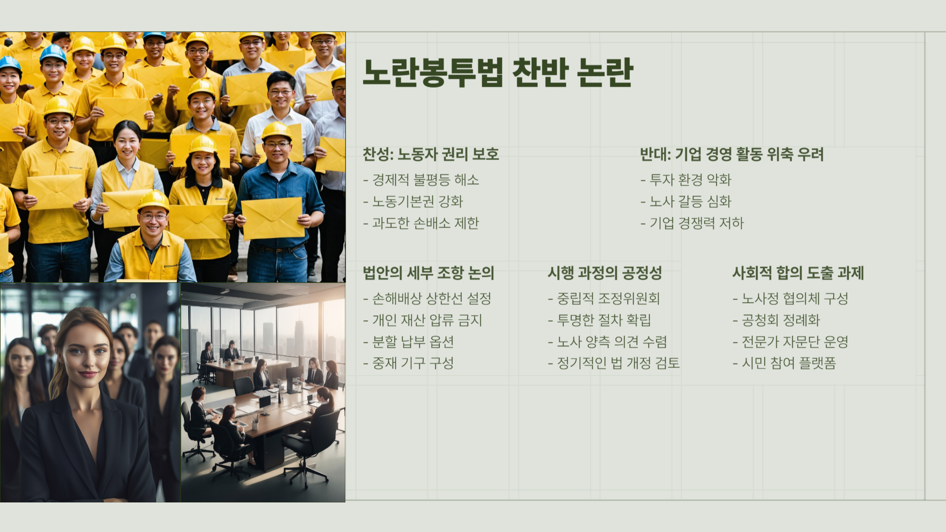 노란봉투법이란? 도입 배경부터 주요 내용까지 알아보기