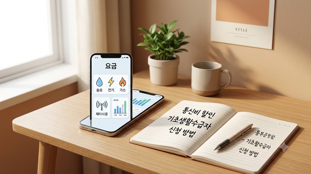 매달 나가는 휴대폰 요금, 기초생활수급자라면 꼭 받아야 할 통신비 할인 총정리
