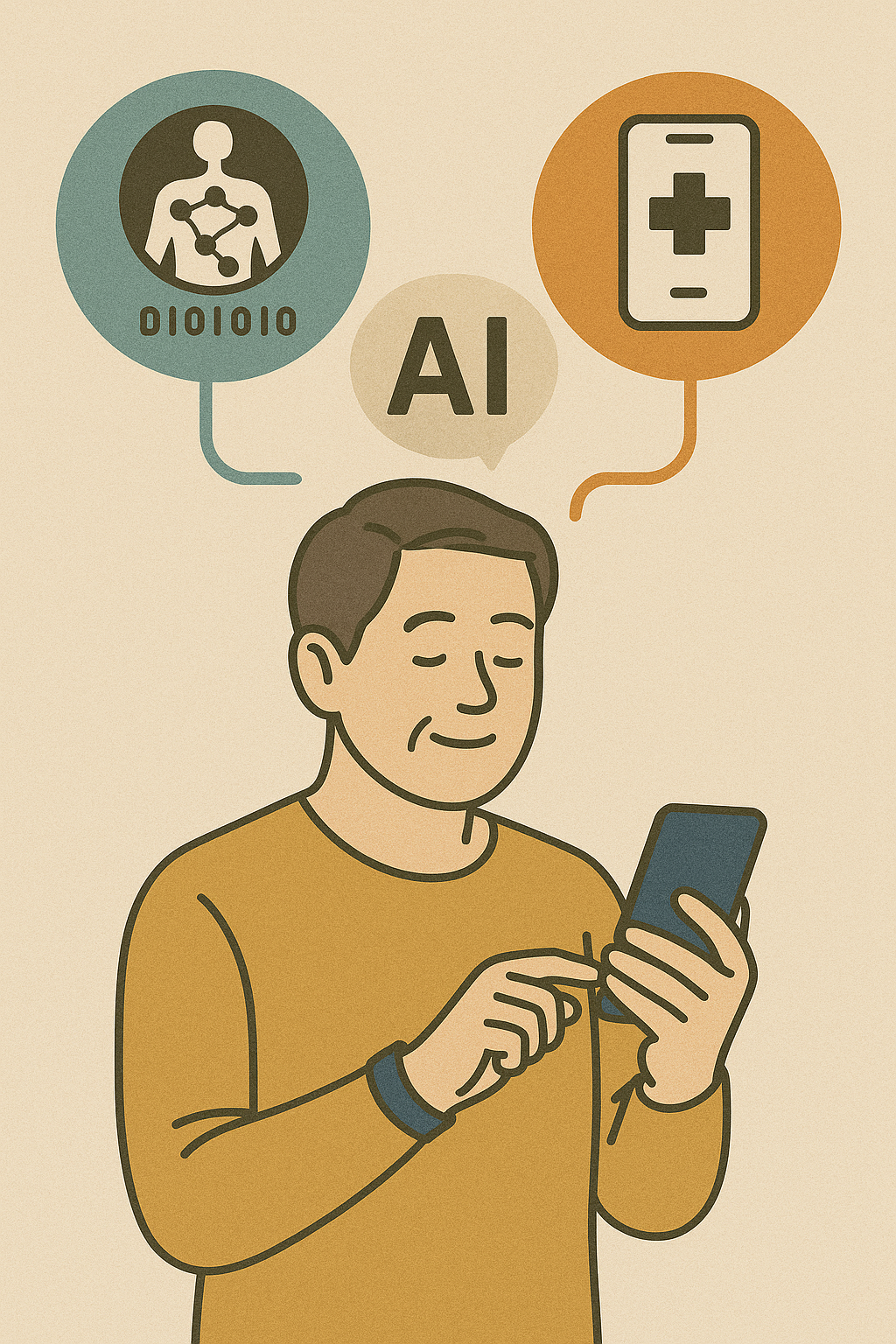 AI 기반 맞춤 건강관리 (중년 데이터, 예측, 앱활용)