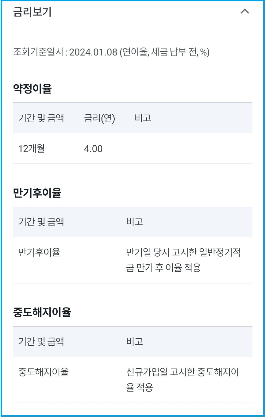 고금리 특판 적금