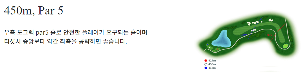 시그너스 컨트리클럽 코튼코스 2