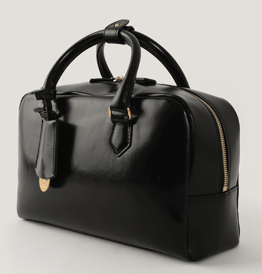 FABRICOLOGY 패브리콜로지 -Audrey Classic Square Bag Black 측면