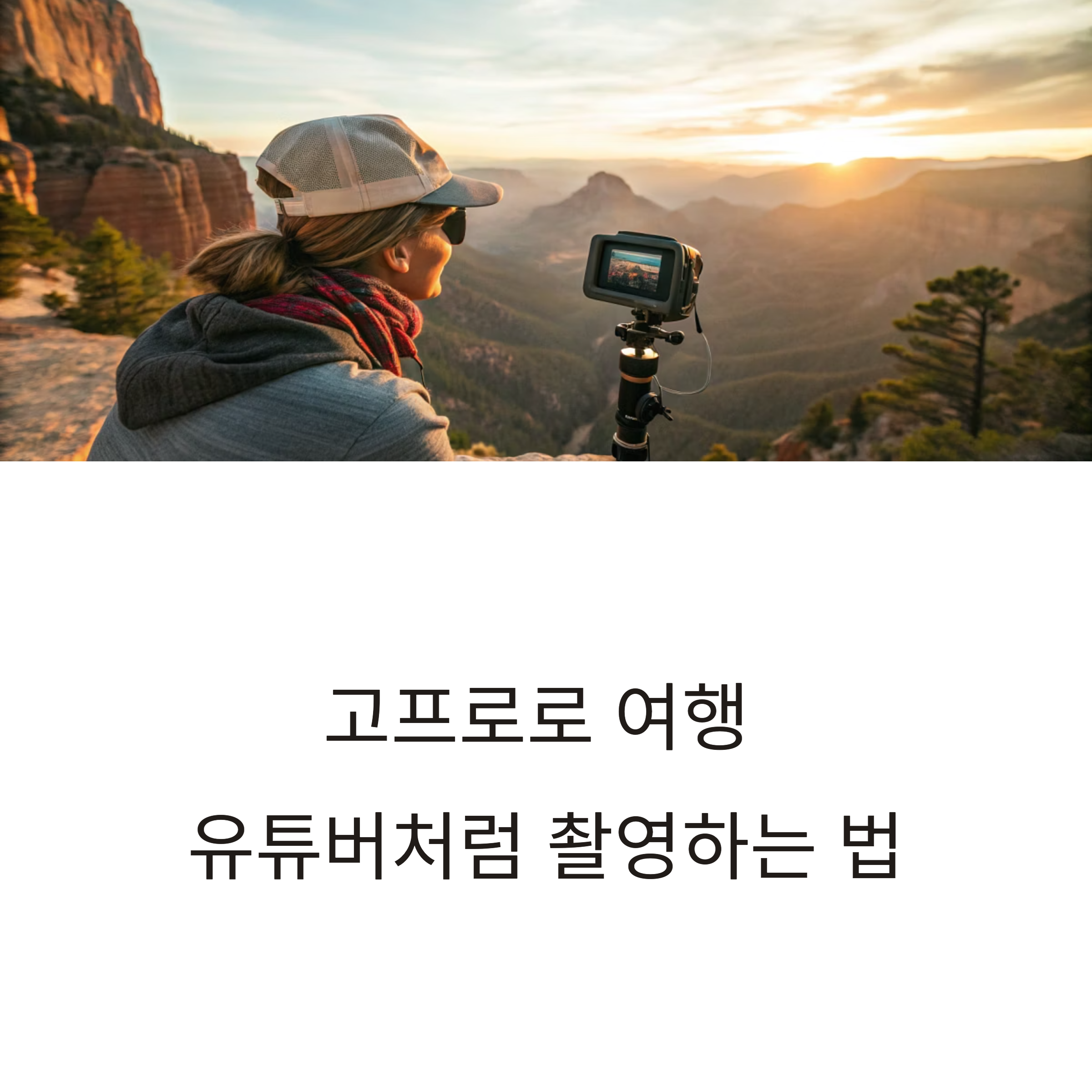 유튜버처럼 영상 찍는 꿀팁