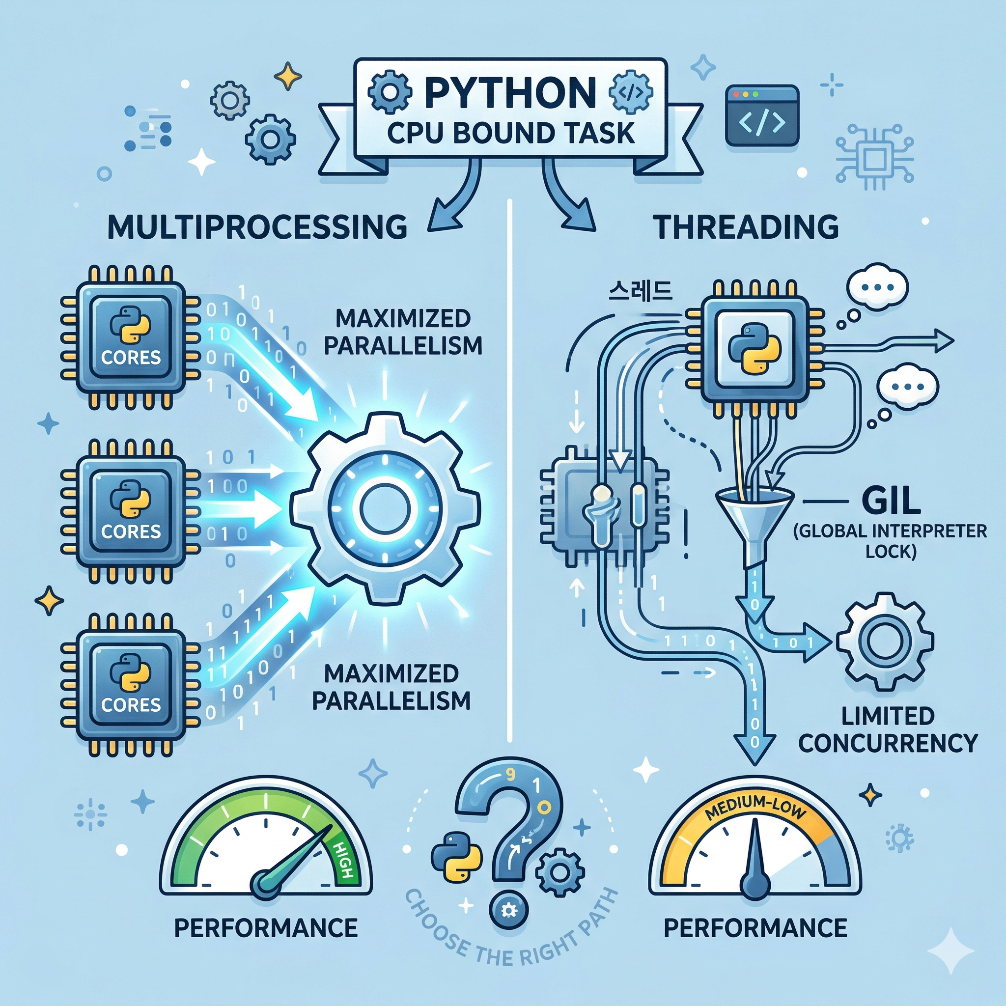 multiprocessing vs threading
