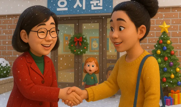 원장님 학부모 인사