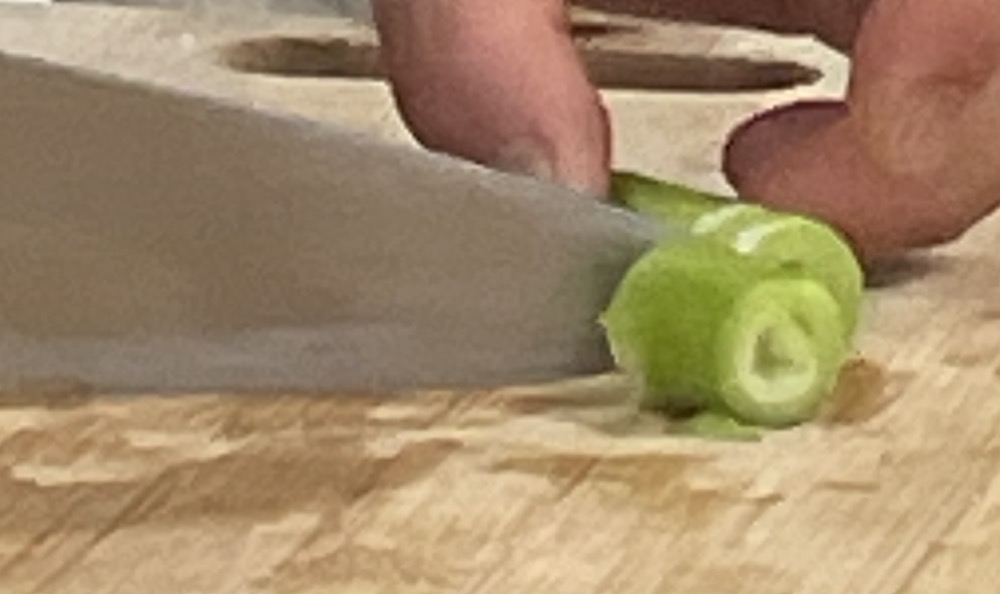 한식조리기능사 실기시험 준비 - 홍합초 - 대파 썰기