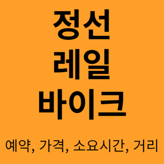 정선 레일 바이크