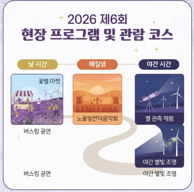 감악산 꽃 별 여행 일정