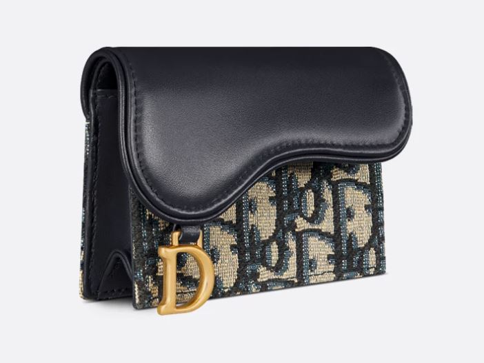 디올 새들 블룸 카드지갑