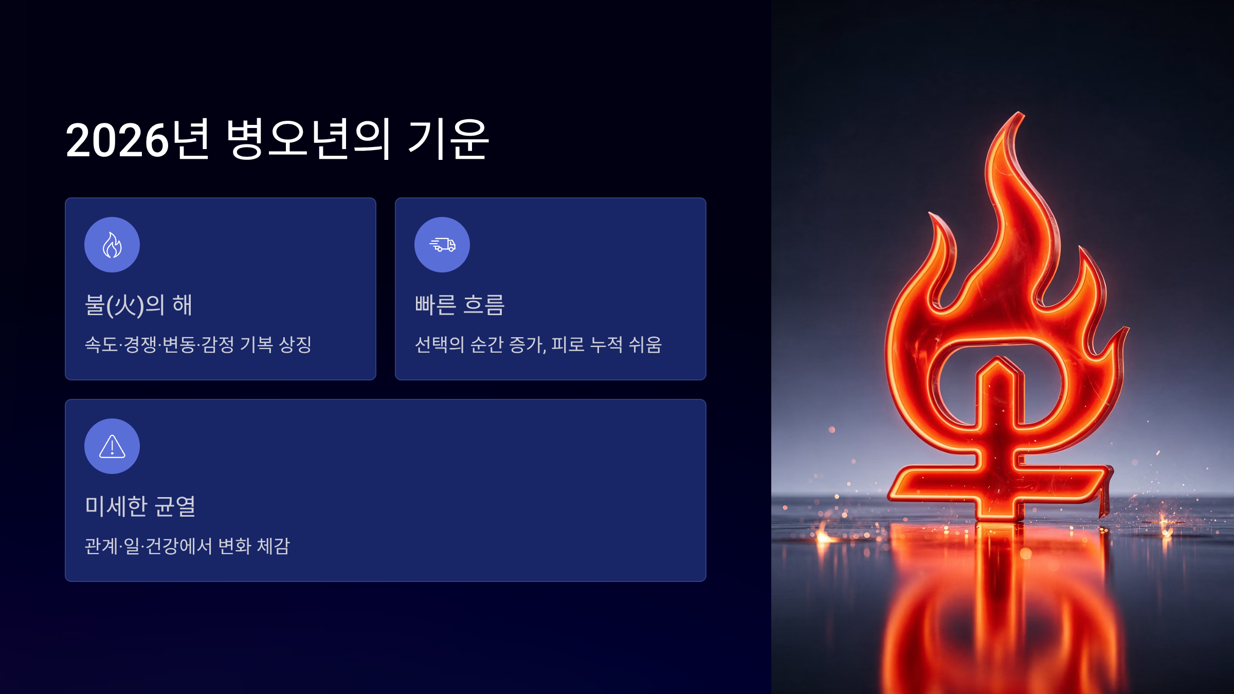 2026년 병오년의 기운