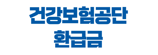 건강보험 환급금 조회