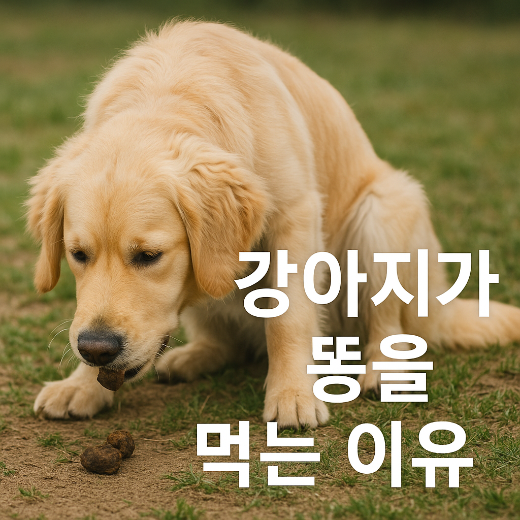 강아지가 똥을 먹는 이유, 실사형 이미지
