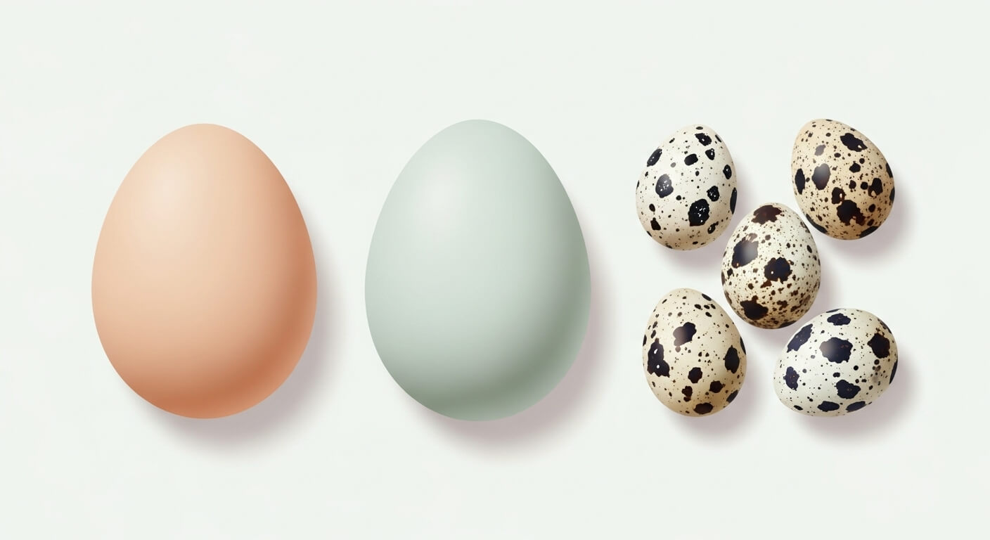 달걀, 오리알, 메추리알 건강 효과