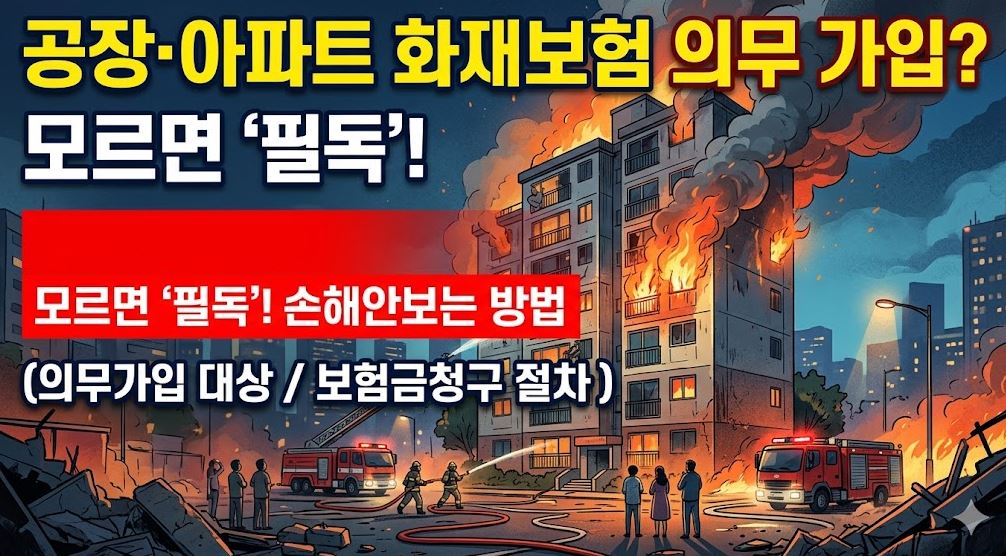 화재보험 포스팅 썸네일 사진