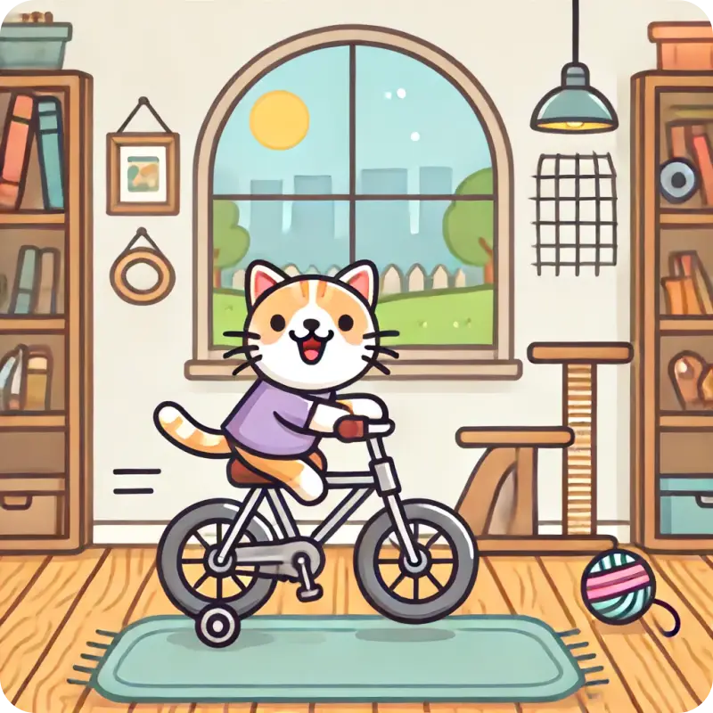 자전거 타는 모습